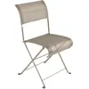 Fermob - Chaise pliante Dune - Beige - Toile polyester - Designer Pasc...