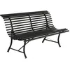Banc LOUISIANE - 150 x 80 x 72 cm - 42 réglisse Fermob