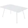 Fermob Table 165x100 Luxembourg Blanc Coton