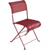 Fermob - Chaise pliante Dune - Rouge - Toile polyester - Designer Pasc...