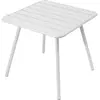 Fermob - Table carrée Luxembourg - Blanc - Aluminium laqué - Designer Frédéric Sofia
