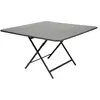 Table Carrée Pliante 128 x 128 cm Caractère en Acier FERMOB  Métal