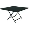 Table pliante CARACTÈRE - carré, 128 x 128 cm - 42 réglisse Fermob