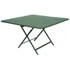 Table pliante CARACTÈRE - carré, 128 x 128 cm - 02 vert cèdre Fermob