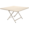 Table Carrée Pliante 128 x 128 cm Caractère en Acier FERMOB  Métal