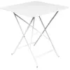 Fermob - Table de jardin Bistro carrée 71x71 cm en acier Blanc coton 71x71
