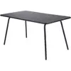 Fermob Table 143x80 Luxembourg Carbone