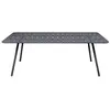 Fermob Table 207x100 Luxembourg Carbone
