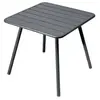 Fermob Table 4 Pieds 80x80 Luxembourg Carbone