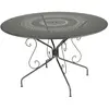 Table Ronde Ø117 cm Montmartre en Acier FERMOB  Métal