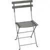 Fermob - Chaise pliante Bistro - Gris - Acier laqué - Designer Frédéric Sofia