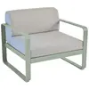 Fermob Fauteuil Bellevie Cactus Coussins Gris Flanelle