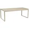 Table Rectangulaire 196 x 90 cm Bellevie en Aluminium FERMOB  Métal