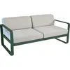 Canapé 2 Places Bellevie Gris Flanelle en Aluminium FERMOB  Métal / Tissus