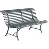 Banc LOUISIANE - 150 x 80 x 72 cm - 26 gris orage Fermob
