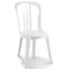 Chaise de jardin bistrot Grosfillex blanc