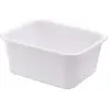 GILAC Baquet rectangulaire 10 L - blanc