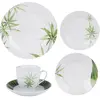 TREND'UP Service 30 Pieces Porcelaine Bambou