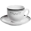 Tasse avec soucoupe Bistrot (lot de 6) Table Passion