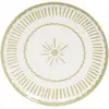 Table Passion - Assiette plate Tamara verte 27 cm (lot de 6)