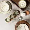 Table Passion - Assiette creuse Tamara verte 20 cm (lot de 6)