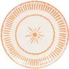 Table Passion - Assiette plate Tamara orange 27 cm (lot de 6)