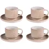 Table Passion - Coffret de 4 tasses avec sous tasses Miyaki 18 cl