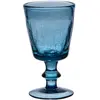 Table Passion Verre À Pied Lussan Craquelé 17 Cl Bleu (Lot De 6)