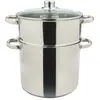 Couscoussier inox 28 cm 15 litres - Trend'up - Argent - Inox