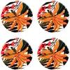 Set de 4 dessous de verre Taiana 10 cm Table passion