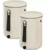 2 Composteurs  Bokashi,Plastique recyclé, beige, 9,6l+1kg d'activateur
