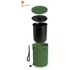 Skaza Composteur Bokashi en Plastique recyclé,vert, 9,6l+1 kg d'activateur