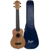 Flight Travel Series TUSL50 Walnut Salamander Concert Scale ukulélé soprano avec housse
