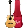 Flight Princess Series Aurora Baritone Natural ukulélé électro-acoustique baryton avec table massive + housse