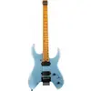 Spira Guitars S-400 Headless MPB Satin Blue guitare électrique