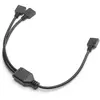 EK Water Blocks Compatible Loop D-RGB Splitterkabel, 2 fach - Noir