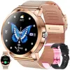 Montre Connectée Femme Avec Appel Bluetooth 5.1/Numérotation 3 Bracele...