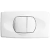 Plaque de commande - ROCA - Gala ancien modèle - Blanc - Plastique - Intérieur