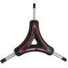 Clé hexagonale 3 voies noir/rouge 4/5/6 mm UN624909 - Unior