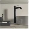 Ideal Standard Mitigeur de lavabo CERALINE, réhaussé - Noir mat