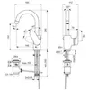 Ideal Standard CeraFlex Mitigeur de lavabo, B1716AA