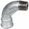 ECOLANDS Raccord fonte galva coudé 90° à visser - MF 1'1/2 - Grand ray...