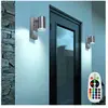 Applique murale détecteur de mouvement applique murale en verre inox, ...