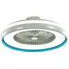 Ventilateur de plafond led 3 vitesses lumière lumière du jour lampe ventilateur télécommande bleu V-tac 7934