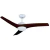 V-Tac VT-6055-3 Ventilateur de Plafond avec Lumière et Contrôle 35W Marron