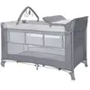 Lit parapluie torino 2 niveaux avec accessoires GRIS Lorelli