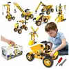 Jeu de Construction à Démonter 8 en 1 - BLEOSAN - 100pcs - Jaune - Enf...