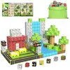 Blocs de construction magnétiques - BLEOSAN - 100 pièces - Écologique ...