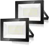 BLEOSAN 2PCs 50W Projecteur LED Exterieur 5000LM 6500K Spot LED Extéri...
