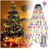BLEOSAN Guirlande Lumineuse Noël Multicouleur 2m 400 LED 8 Modes d'Eclairage Avec Télécommande pour Intérieur Extérieur Noël